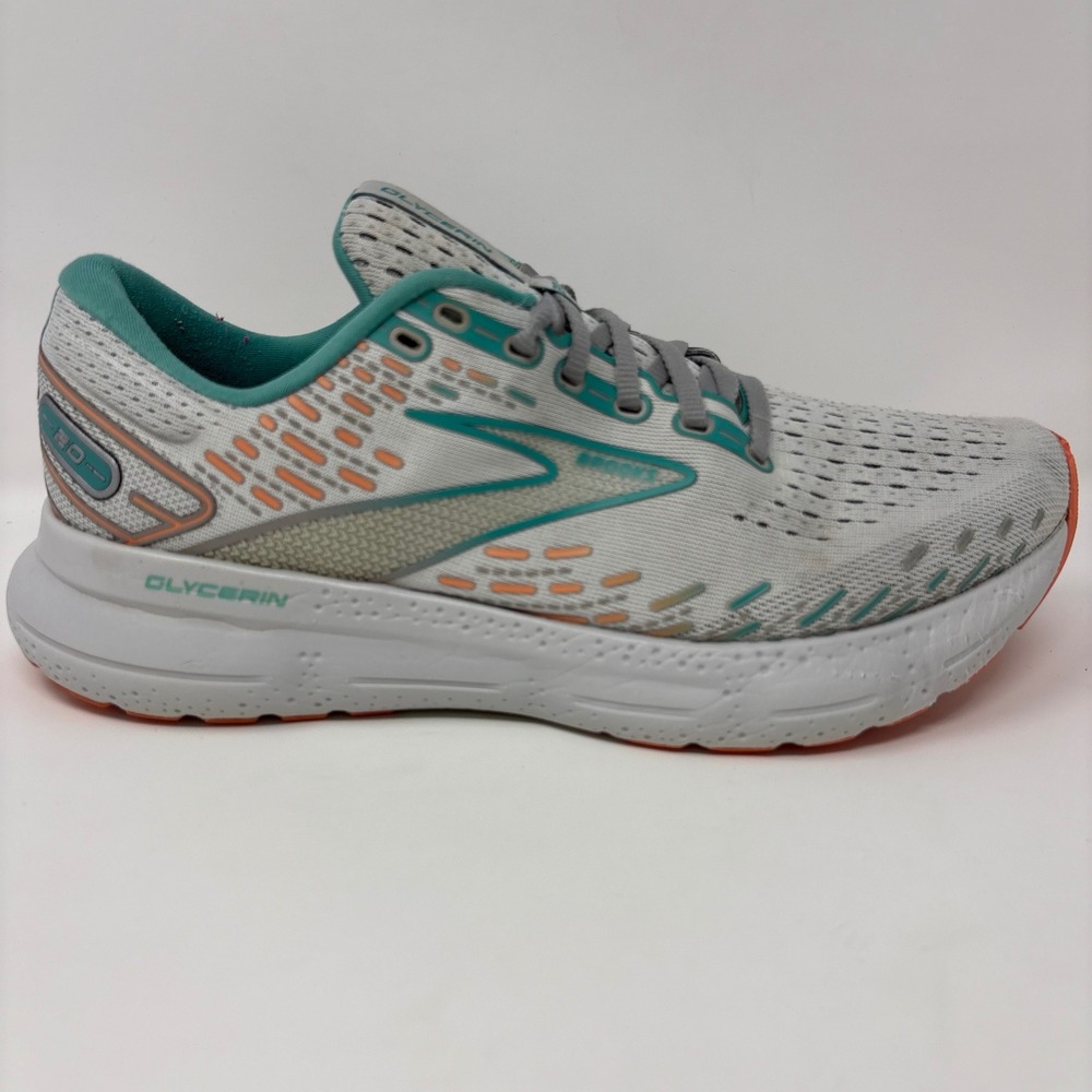 Brooks Glycerin 20 Women's Size 9.5 Wide Grey Running Shoes (1203691D061)